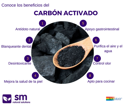 beneficios carbon vegetal activado