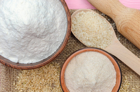 benefícios da farinha de arroz integral