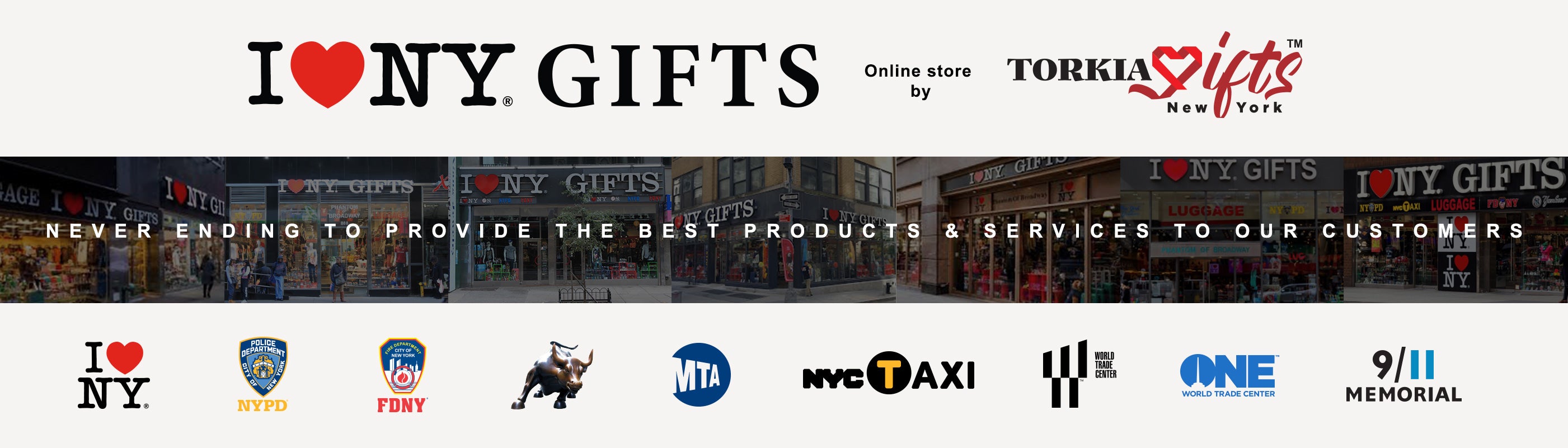 New York City Souvenirs and I Love New York Gifts From