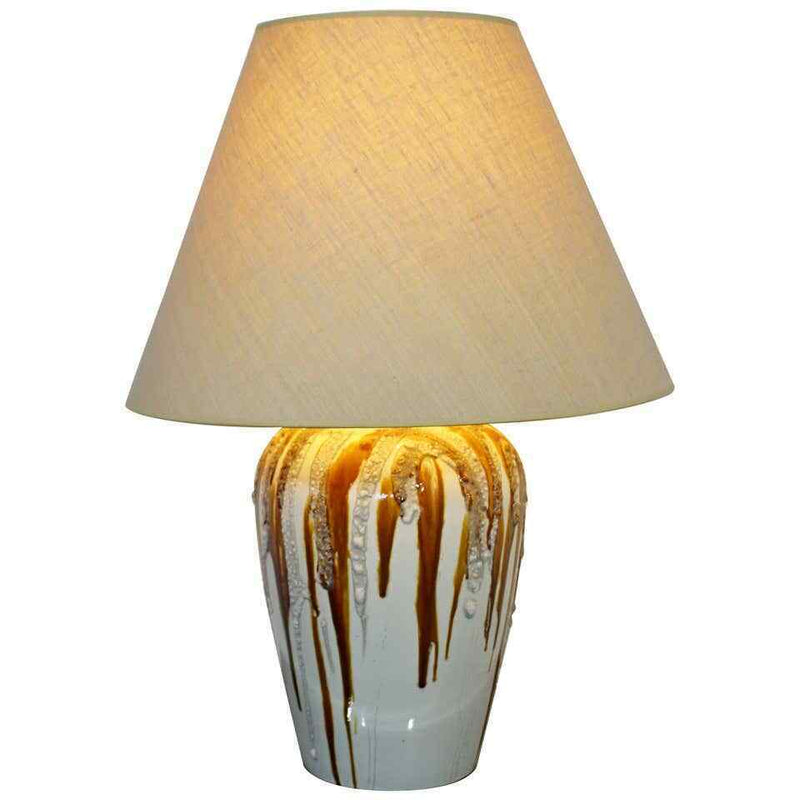 ceramic drip glaze lamp