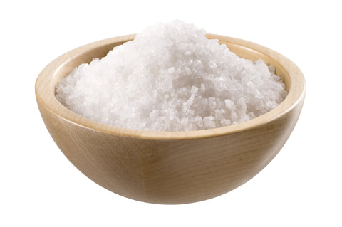 sea salt in bowl