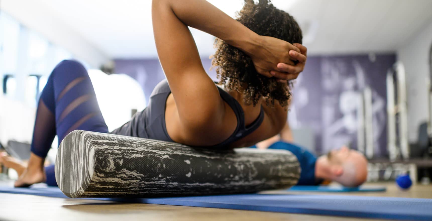 A No-Reformer Needed Pilates Foam Roller Workout