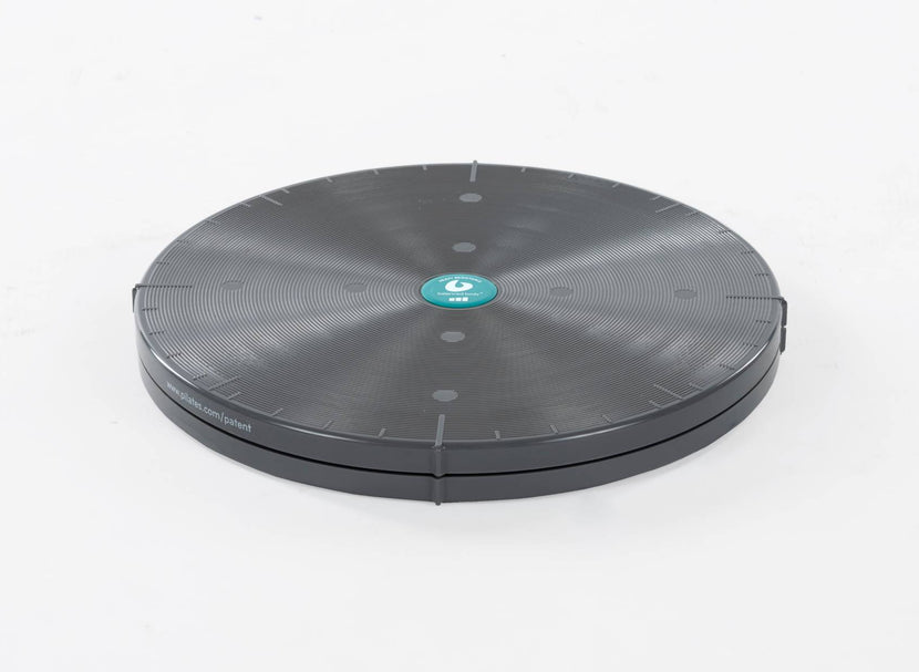 12-inch Rotation Disc Precision Rotator for balance. | caption::12 inch Rotator Disc