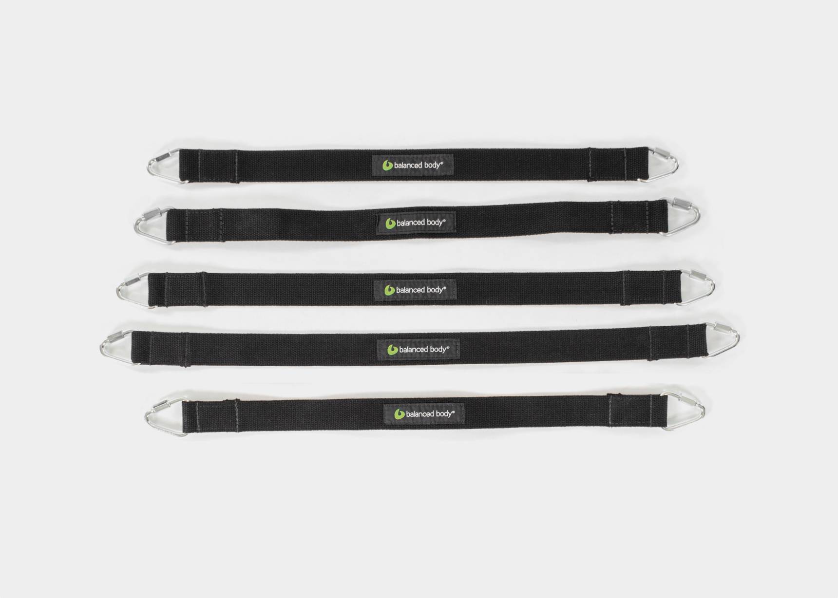 Cotton foot straps for Pilates exercises. 