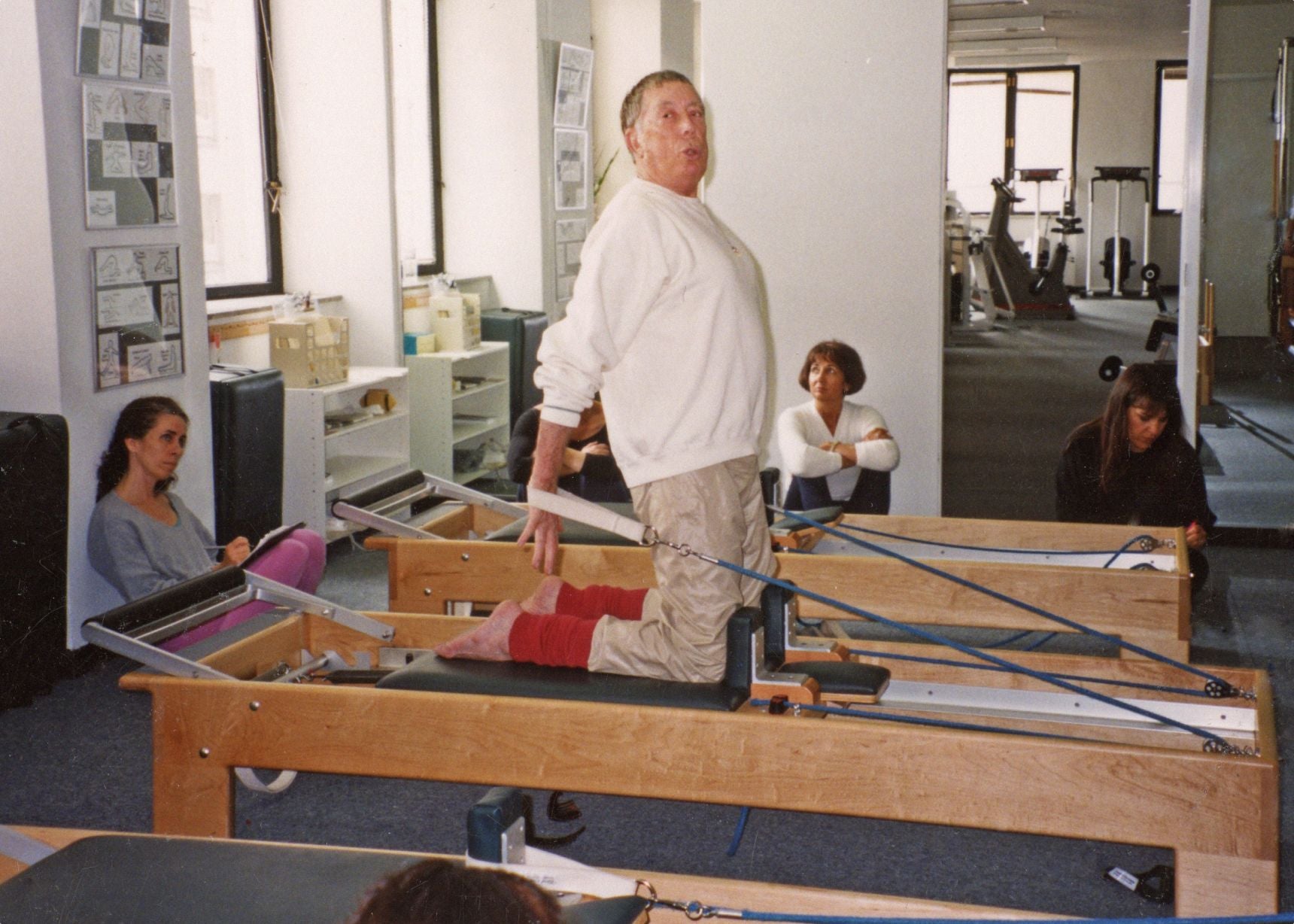 A uniquely designed reformer named after Pilates legend Ron Fletcher. 