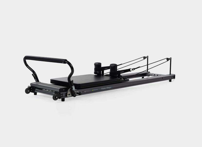 Balanced Body Rialto Pilates Reformer with Tower and Mat Conversion,  Pilates Exercise Equipment, Workout Equipment for Home or Studio, Black  Upholstery in Dubai - UAE