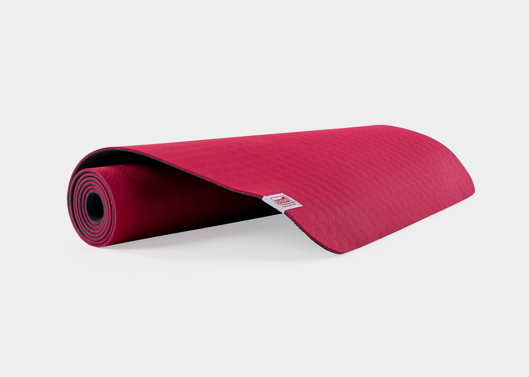 Red sales yoga mat