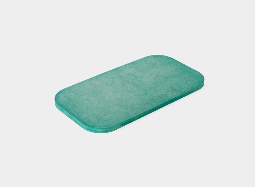 Aqua Green non-skid pad for stable exercises.