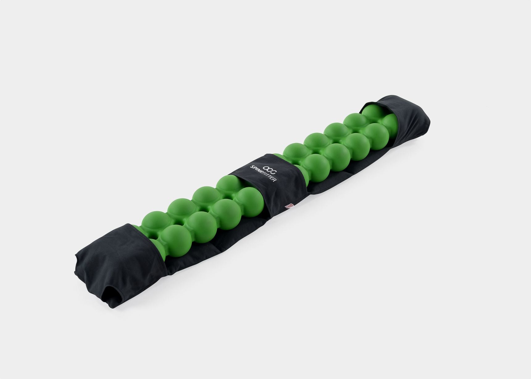 Green Spinefitter and Linum kit for physical therapy.