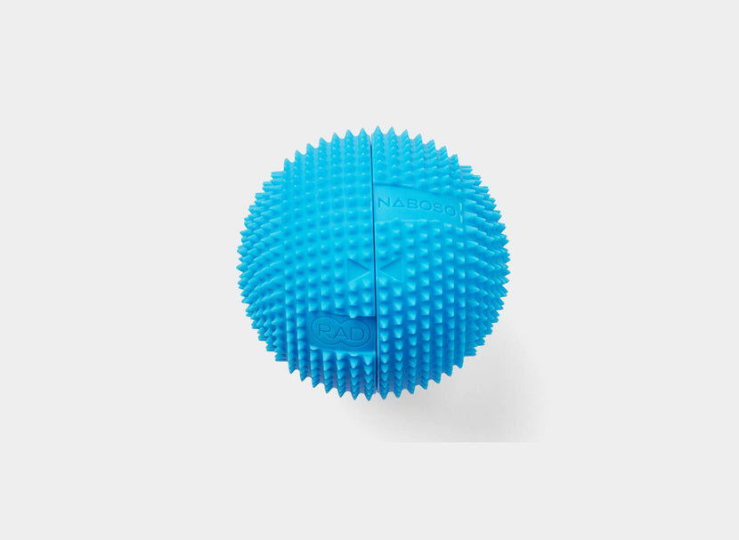 Blue Naboso Neuro Ball for sensory activation.