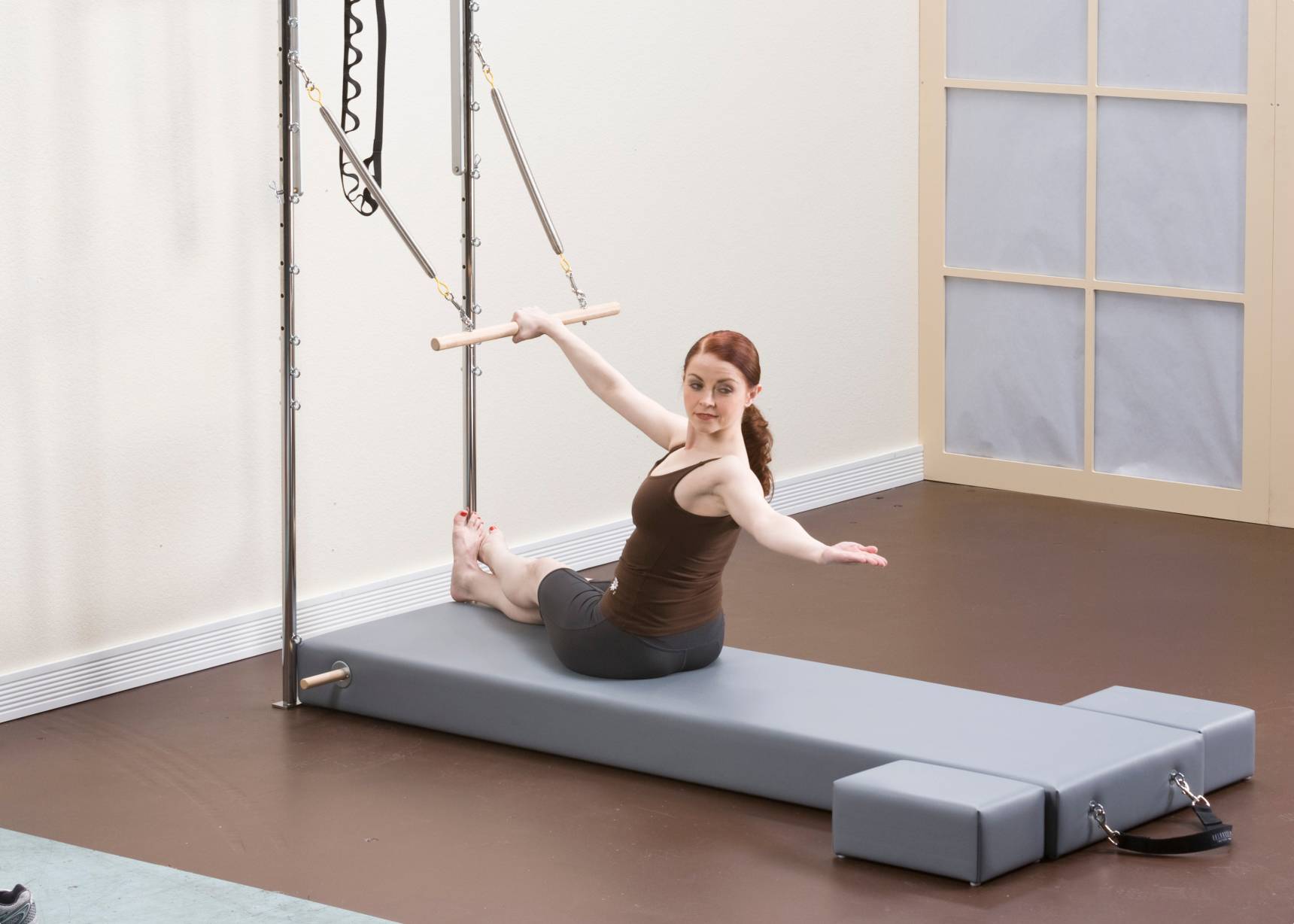 Pilates Wall Springs for added resistance.