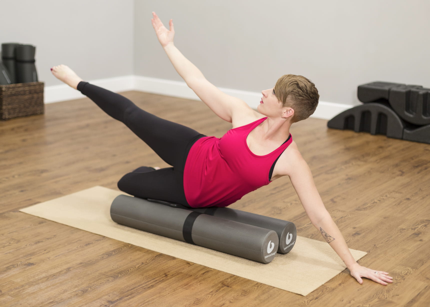 Foam roller Pilates workout - Pilates Live