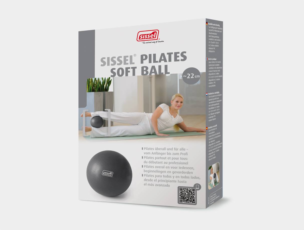 SISSEL® Pilates Soft Ball, gray