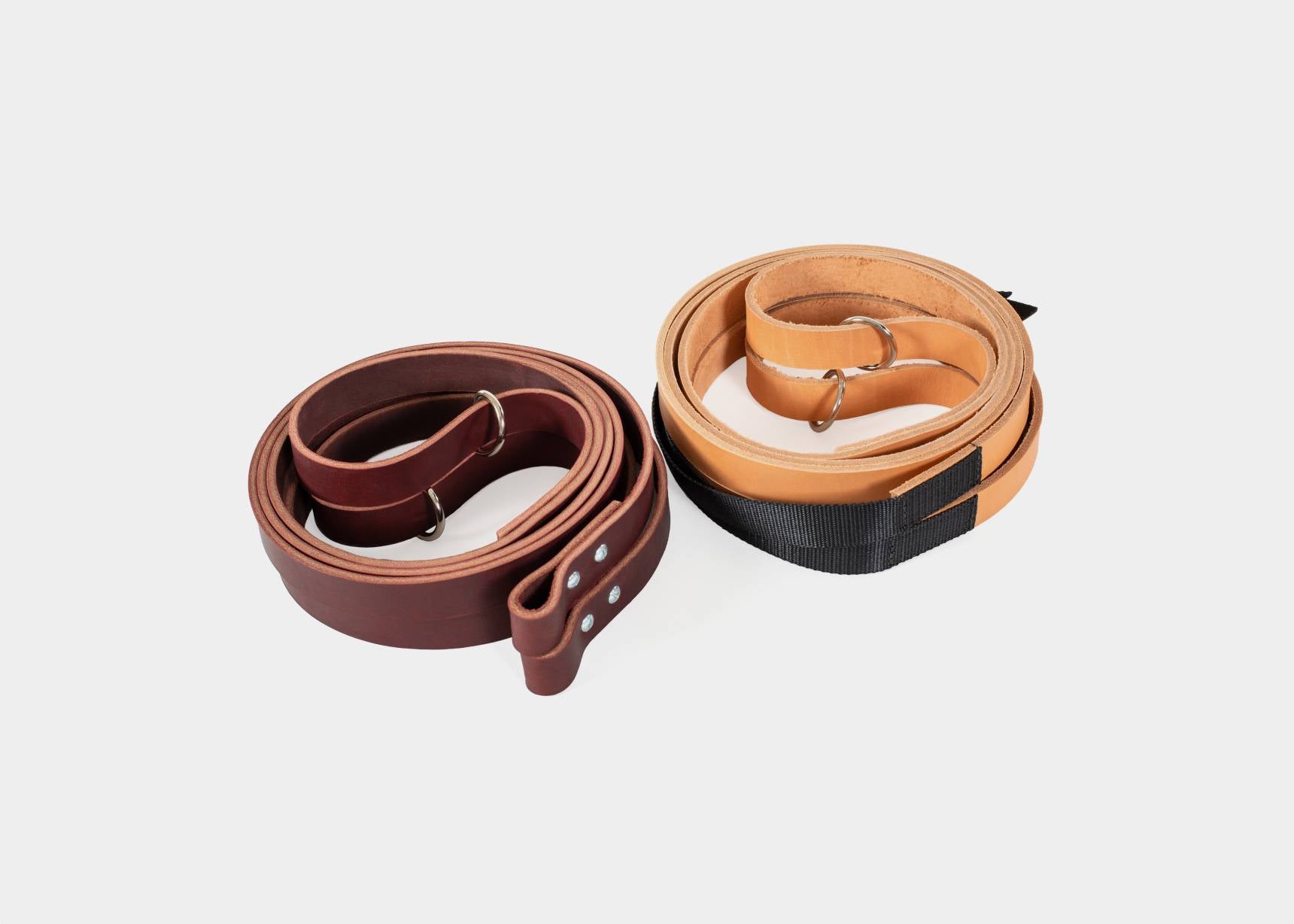 Pilates Straps - Leather & Wood Pilates Handles