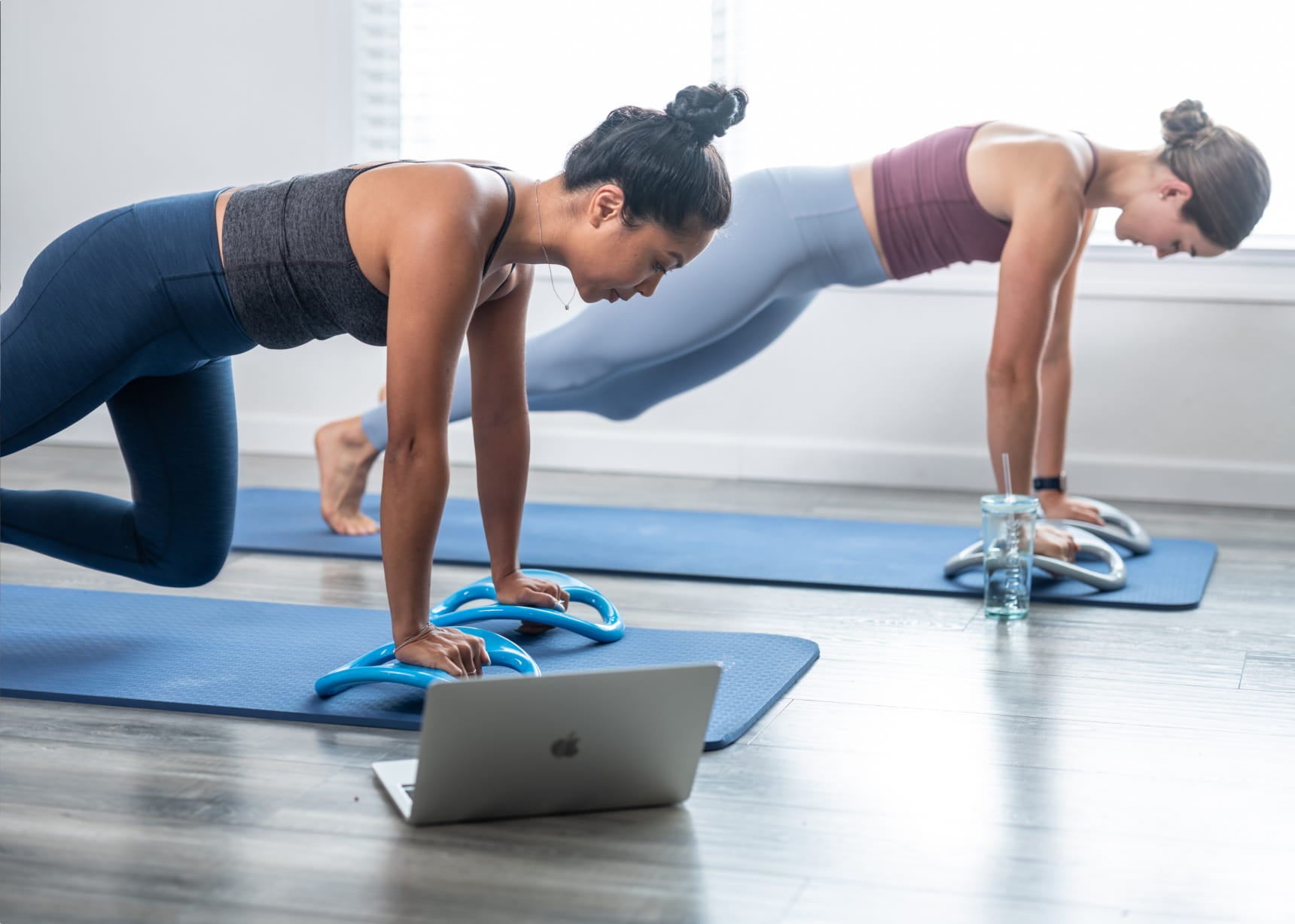 EcoWise Pilates Mat in-use photo