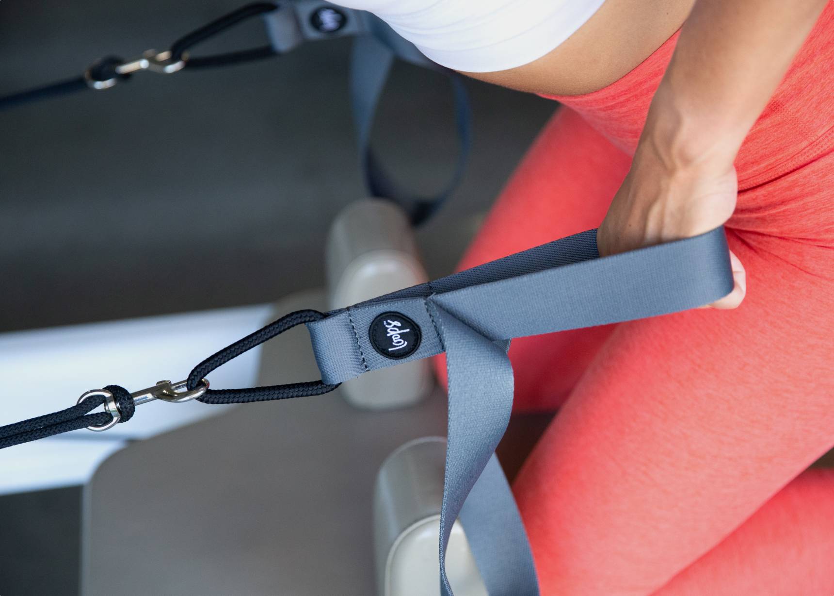 Reformer lite loops in action, attached to a reformer.