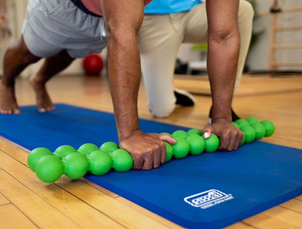 Exercising on Sissel Spinefitter