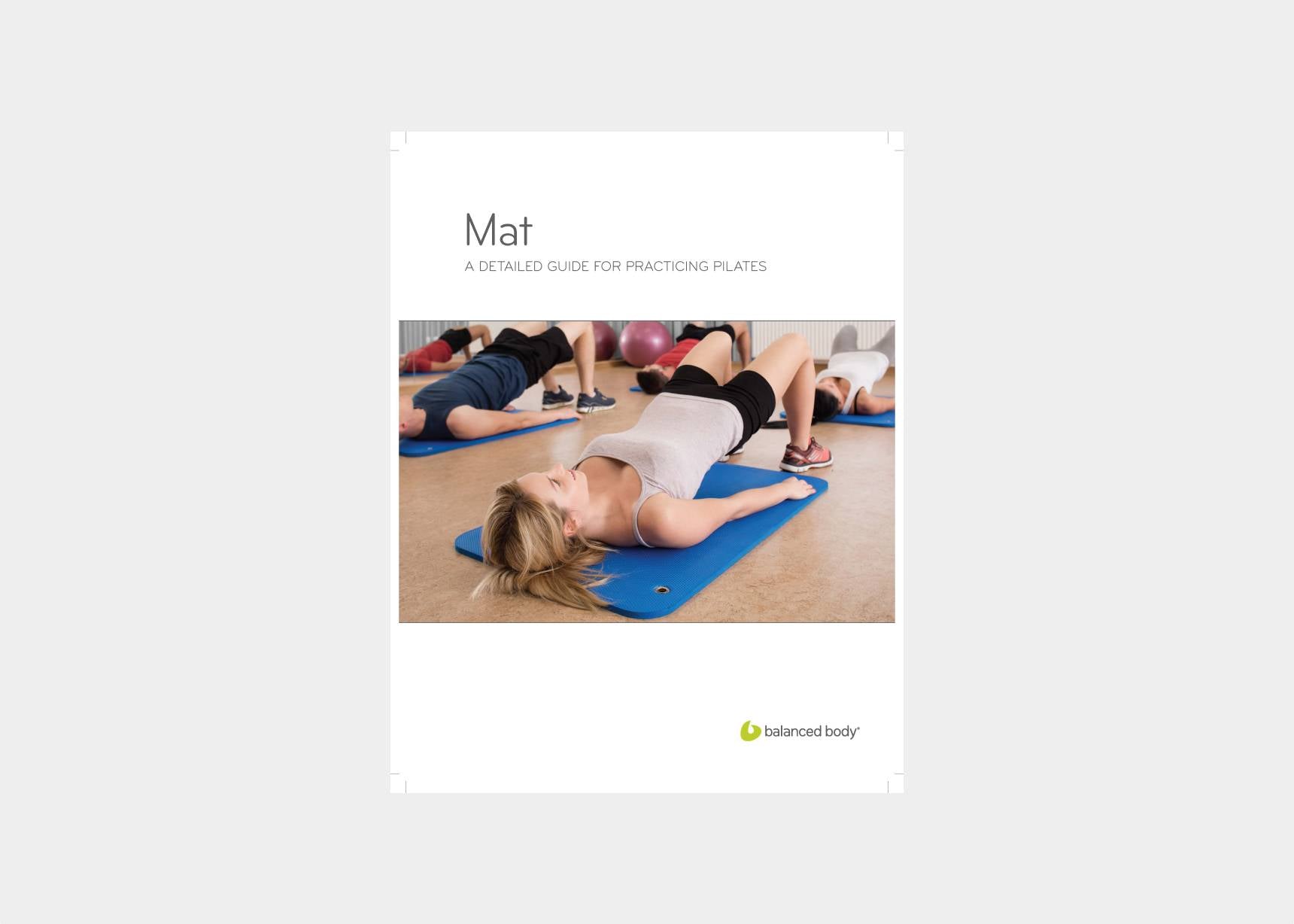2 Pack - Pilates Workout Posters Volume 1 & 2 - Pilates Mat Work