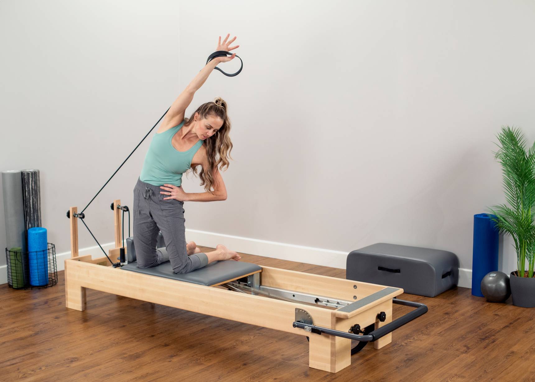 Balanced Body EzClean Pilates loops and straps made with easy-to-clean material.