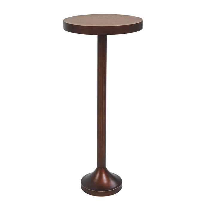 small light wood end table