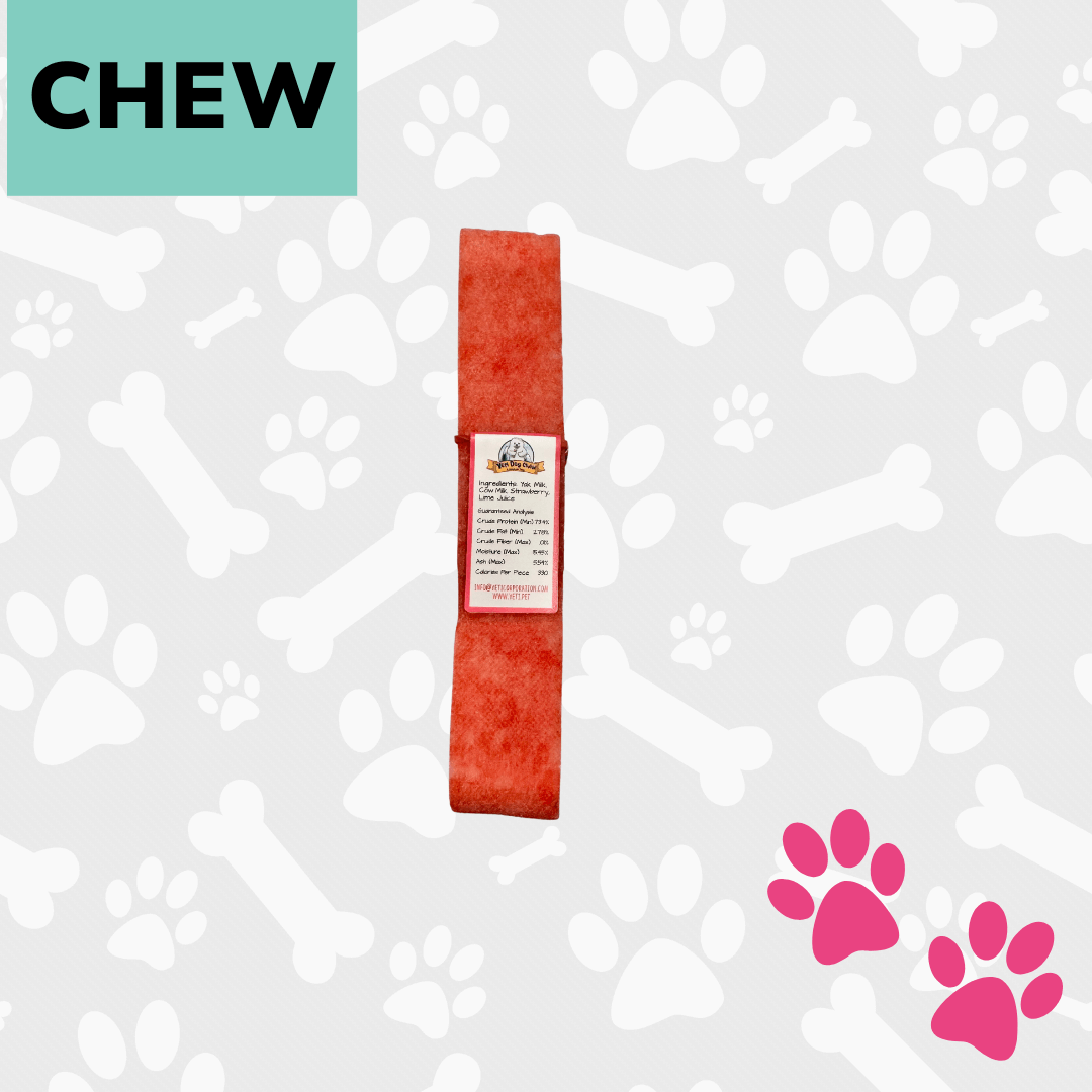 Strawberry Yak Chew
