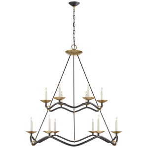 Choros Two-Tier Chandelier Designer | Visual Comfort - Maison de Kristine