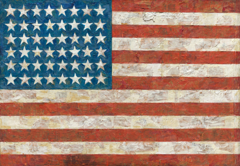 Flag, 1945. By Jasper Johns.
