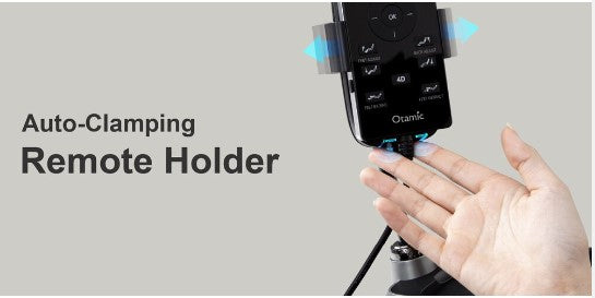 Auto clamping phone holder
