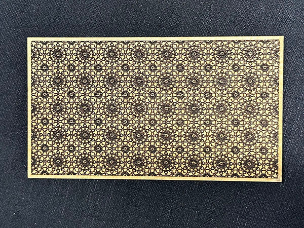 Intricate Pattern Engraved and Cut Out on MDF