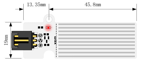 Elecfreaks Octopus Water Level Sensor Dimensions