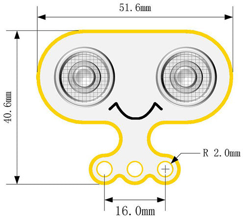 Elecfreaks Sonar:bit Dimensions