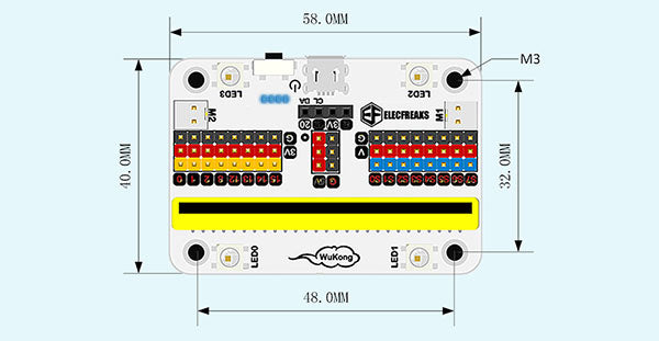 Elecfreaks Wukong Board Specifications