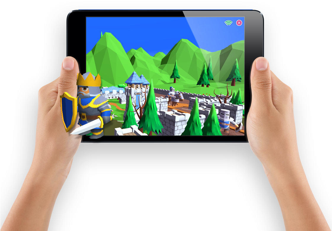 iPad Augmented Reality - Rescue Run Mat