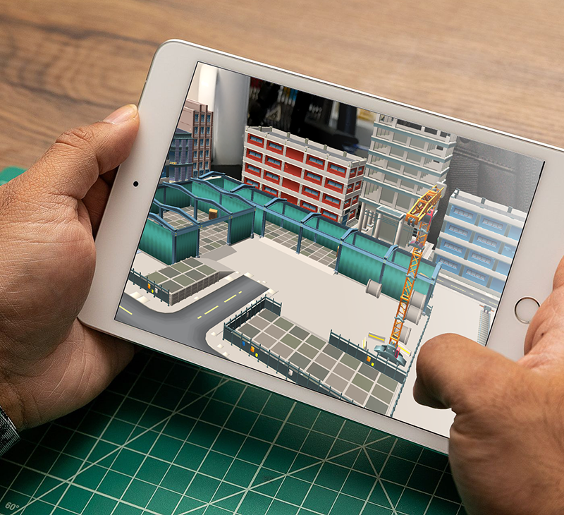 iPad Virtual Reality - Automated Warehouse Mat