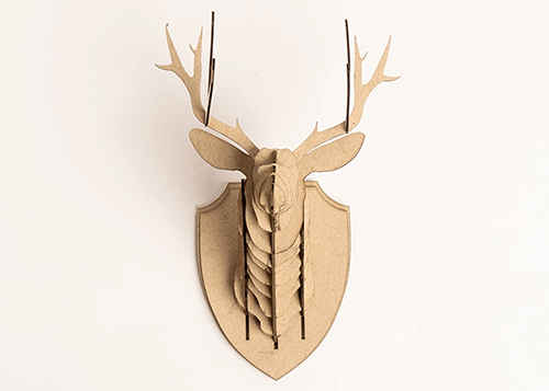 Lasercut Deer Head