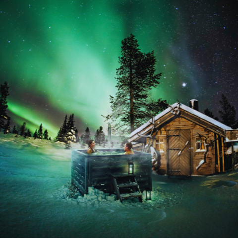 rexener hot tub in winter