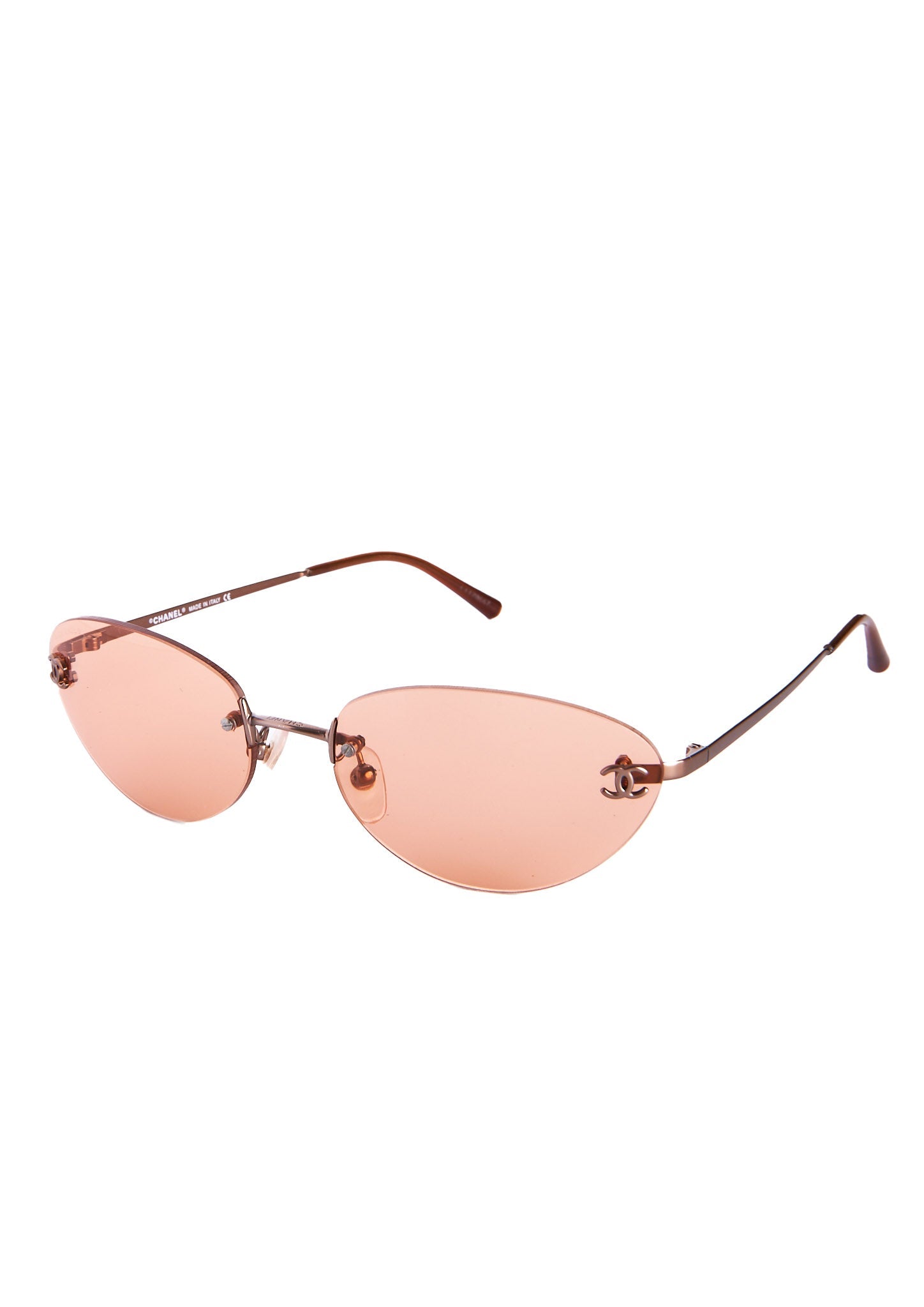 Chanel Logo Y2K Cat Eye Sunglasses – Parallel Luxury
