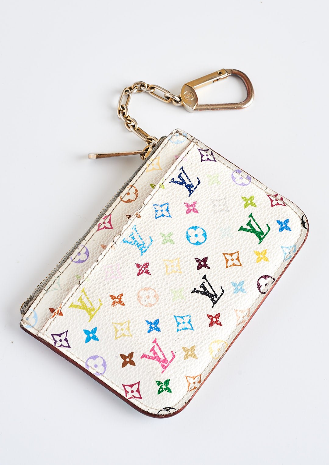 Louis Vuitton Monogram Mini Lin Round Coin Pouch (SHF-18467) – LuxeDH