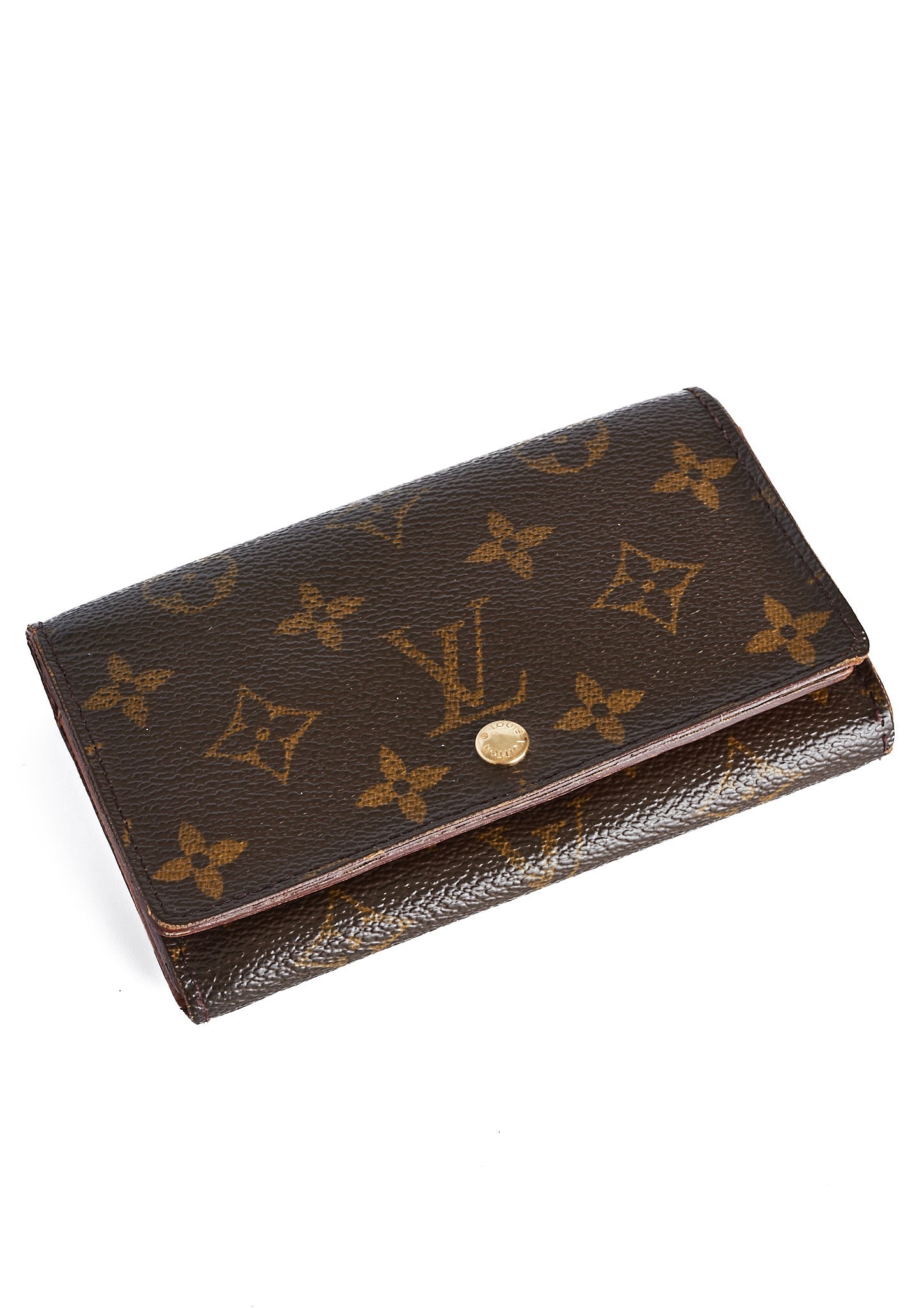 Louis Vuitton Monogram Mini Lin Round Coin Pouch (SHF-18467) – LuxeDH