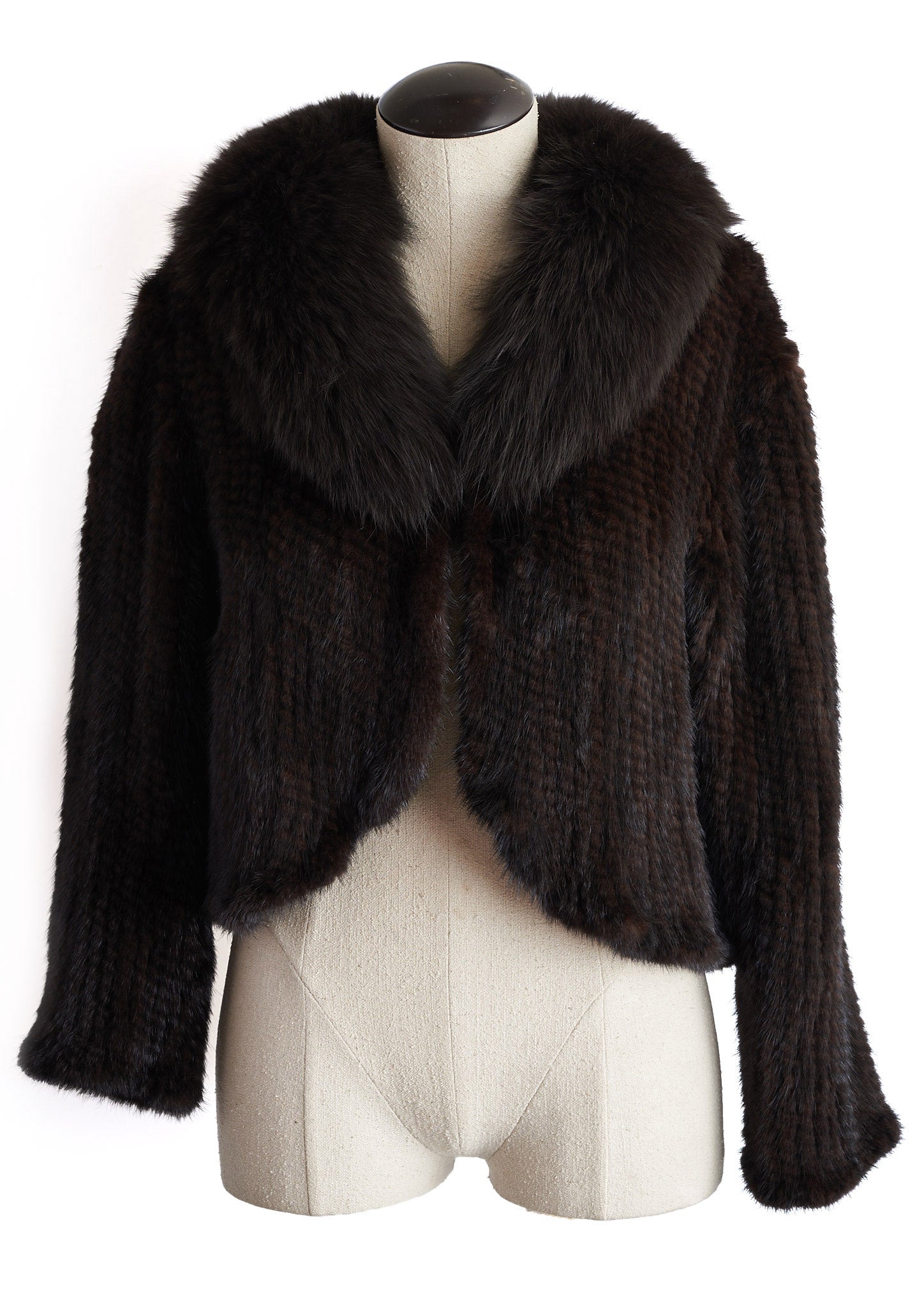 Blackglama Mink Coat with chanel collar