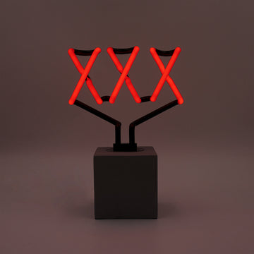 Replacement Glass (GLASS ONLY) - Neon 'XXX' Sign