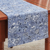 Chinois Floral Tailored Valance & Table Linens - Multi