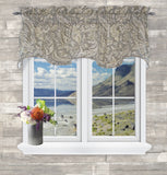 Artissimo Lined Scallop Valance - Pewter