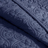 Madison Park Quebec Bedspread Set Navy - Navy