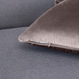 Premium Velvet Toss Pillow Mauve - Mauve