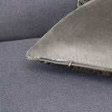 Premium Velvet Toss Pillow Slate - Slate