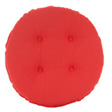 Omega Tufted Gripper Barstool Covers - Coral