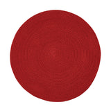 Essex Round Cotton Charger - Red