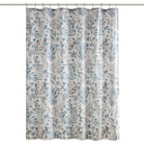 Bonnie Seersucker Floral Shower Curtain - Blue