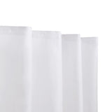 Fabric Shower Curtain Liner - White